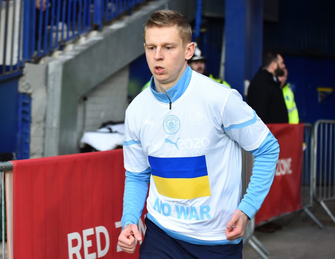 Everton eye Man City midfielder Zinchenko